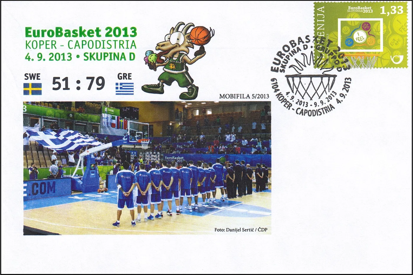 EUROBASKET 2013 SKUPINA D - GRUPPO D